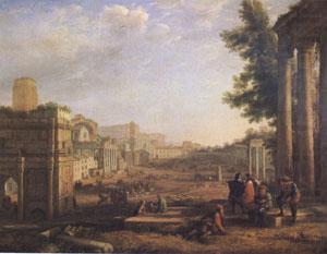 Claude Lorrain View of the Campo Vaccino ()mk05 china oil painting image
